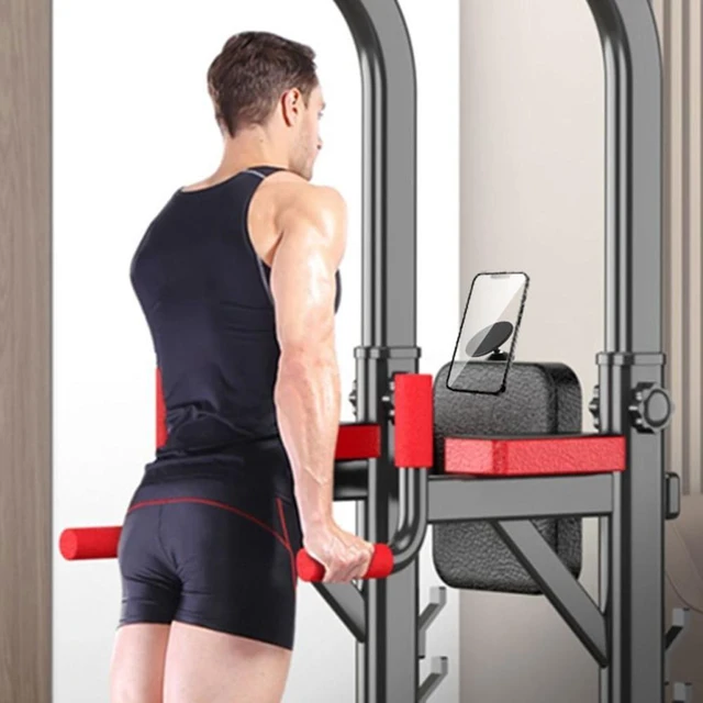 Alt view image 10 of 12 - Gym Exercise Magnetic Phone Holder Universal GPS Mobile Phone Mount Cellphone Support Bracket for Phone Mobile Accessories