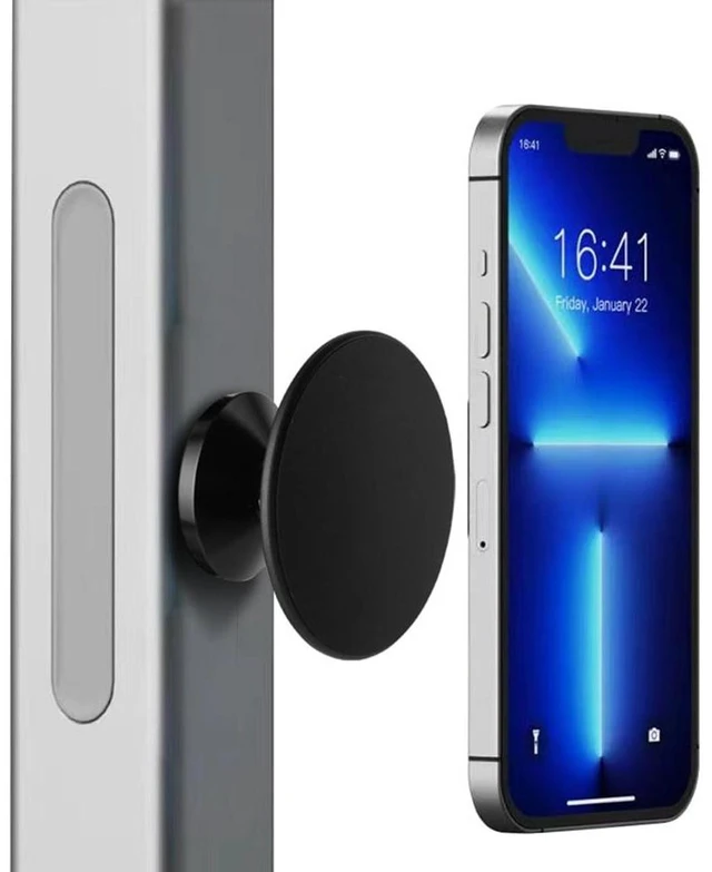 Alt view image 11 of 12 - Gym Exercise Magnetic Phone Holder Universal GPS Mobile Phone Mount Cellphone Support Bracket for Phone Mobile Accessories
