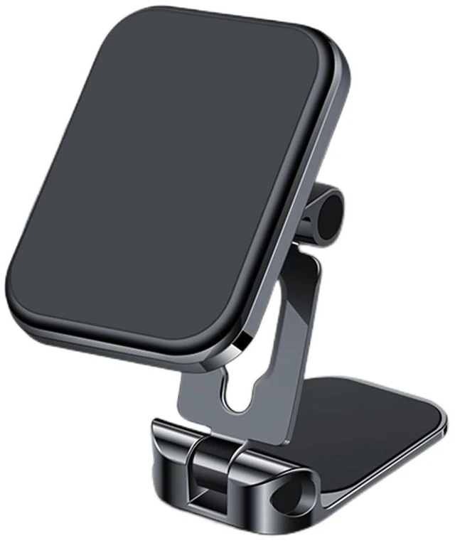 Alt view image 7 of 12 - Magnetic Car Phone Holder Double Fold 360 Rotatable GPS Mobile Phone Mount Car Cell Phone Support