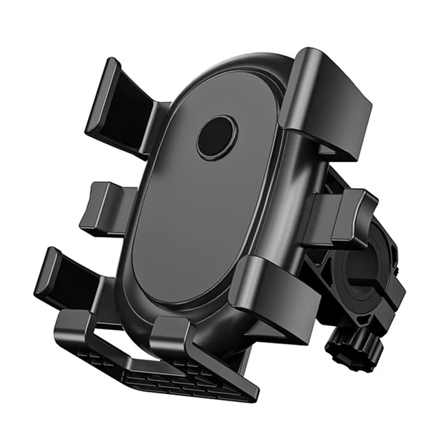 Alt view image 2 of 2 - Universal Mobile Phone Stand Bracket Adjustable Shockproof Bike Motorcycle Phone Mount Mobile Stand Cycling Accessories(Black-Handlebar)