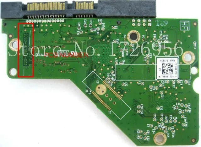 Alt view image 4 of 4 - Laptop HDD board 2060-771698-002 REVP2 Hard drive circuit board
