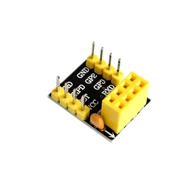 Alt view image 3 of 4 - 10pcs For ESP-01 Esp8266 ESP-01S Model Of The ESP8266 Serial Breadboard Adapter To WiFi Transceiver Module Breakout UART Module