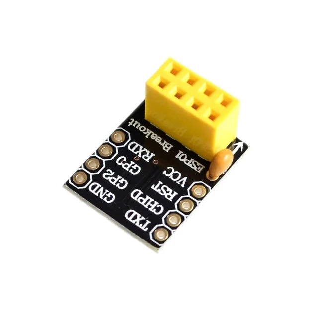 Alt view image 4 of 4 - 10pcs For ESP-01 Esp8266 ESP-01S Model Of The ESP8266 Serial Breadboard Adapter To WiFi Transceiver Module Breakout UART Module