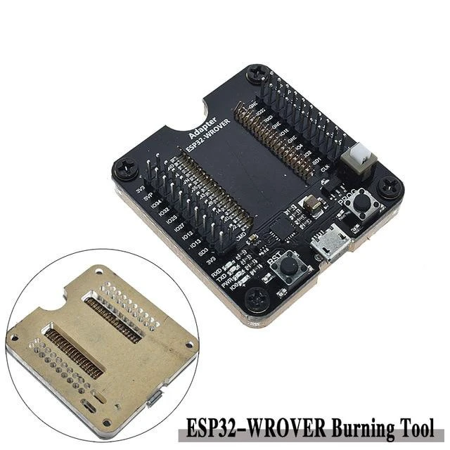 Alt view image 7 of 12 - ESP8266 ESP32 ESP-WROOM-32 ESP32-WROVER Development Board Test Burning Fixture Tool Downloader for ESP-12F ESP-07S ESP-12S(ESP32-WROVER)