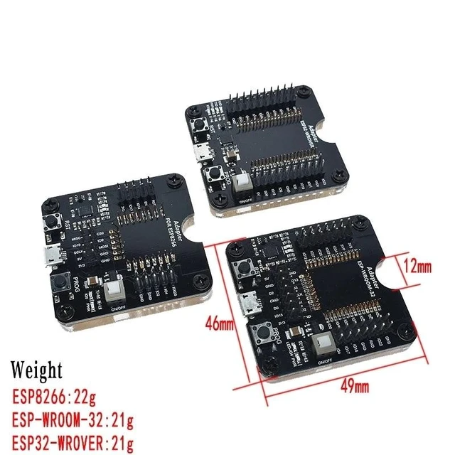 Alt view image 9 of 12 - ESP8266 ESP32 ESP-WROOM-32 ESP32-WROVER Development Board Test Burning Fixture Tool Downloader for ESP-12F ESP-07S ESP-12S(ESP32-WROVER)