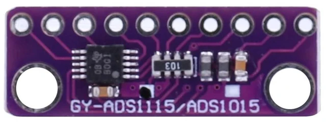 Alt view image 2 of 2 - GY-ADS1115 16-Bit 4 Channel Module ADC Development Board 2.0V-5.5V ADS1115 ADC Module I2C Interface