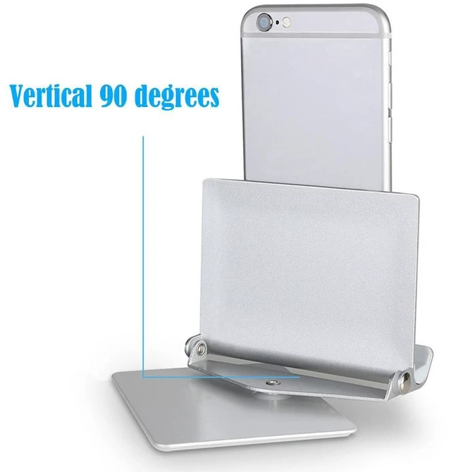 Alt view image 9 of 12 - Adjustable Bracket Mini Tablet PC Holder Desk Mobile Phone Stand Antiskid Silica Gel for Universal Phone Support 10x7x3.5cm