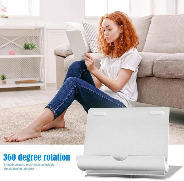 Alt view image 8 of 12 - Adjustable Bracket Mini Tablet PC Holder Desk Mobile Phone Stand Antiskid Silica Gel for Universal Phone Support 10x7x3.5cm