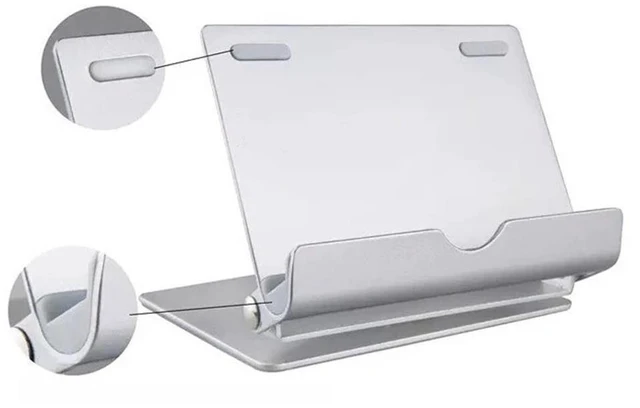 Alt view image 11 of 12 - Adjustable Bracket Mini Tablet PC Holder Desk Mobile Phone Stand Antiskid Silica Gel for Universal Phone Support 10x7x3.5cm