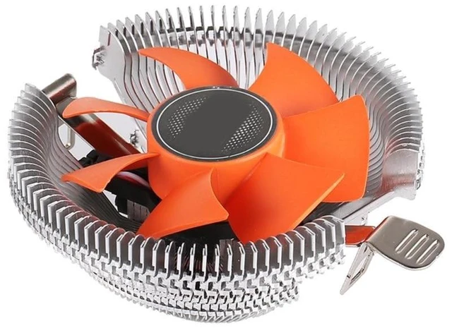 Alt view image 7 of 12 - CPU Fan Desktop Computer PC LED Cooler Aluminum Heatsink CPU Cooling Radiator for LGA 775 1150 1155 1156 1366 2011