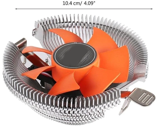 Alt view image 11 of 12 - CPU Fan Desktop Computer PC LED Cooler Aluminum Heatsink CPU Cooling Radiator for LGA 775 1150 1155 1156 1366 2011