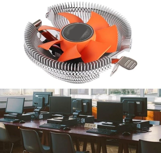 Alt view image 12 of 12 - CPU Fan Desktop Computer PC LED Cooler Aluminum Heatsink CPU Cooling Radiator for LGA 775 1150 1155 1156 1366 2011