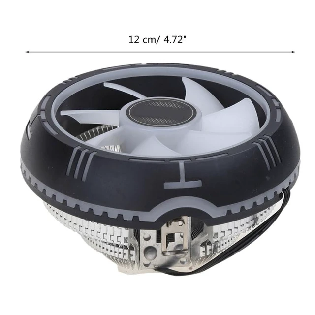 Alt view image 10 of 12 - LED CPU Cooler Air-cooled CPU Heat Sink Fan PC Cooling Radiator CPU Air Cooler Fan for Intel LGA 1700 1200 775 1150(QZ510)
