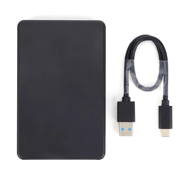 Alt view image 7 of 12 - Casing HDD eksternal 2.5 inci casing Hard Drive SATA ke USB 3.1 6Gbps USB3.0 ke casing Hard Drive SSD SATA HDD tipe-c untuk Laptop(Black)