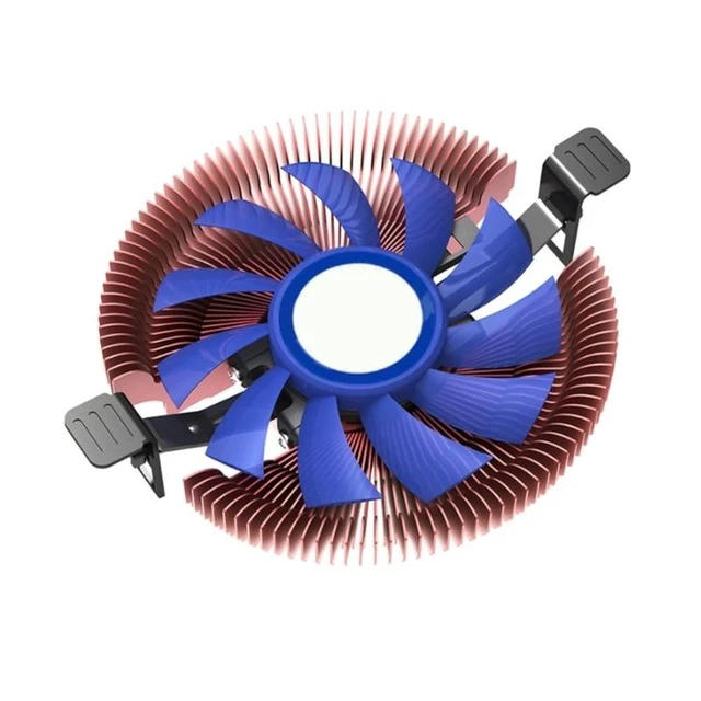 Alt view image 6 of 10 - E86 Utral Thin 28mm PWM Fan Cooler 1U Server HTPC Mini PC Cooling Fan Low Noise CPU Radiators For LGA775/155/1156/AM4