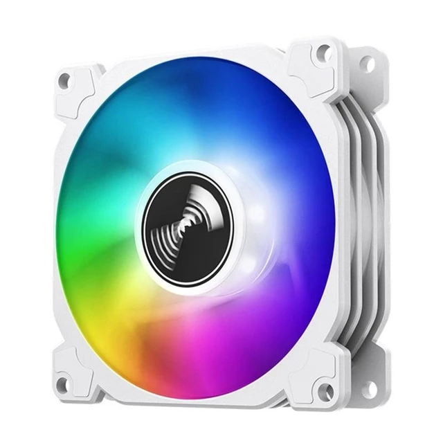 Alt view image 7 of 12 - FR-925 Desktop Host Computer Chassis Fan 92mm RGB LED Aperture Mute Cooling Radiator Hydraulic Bearing DC12V 0.08A 2300R