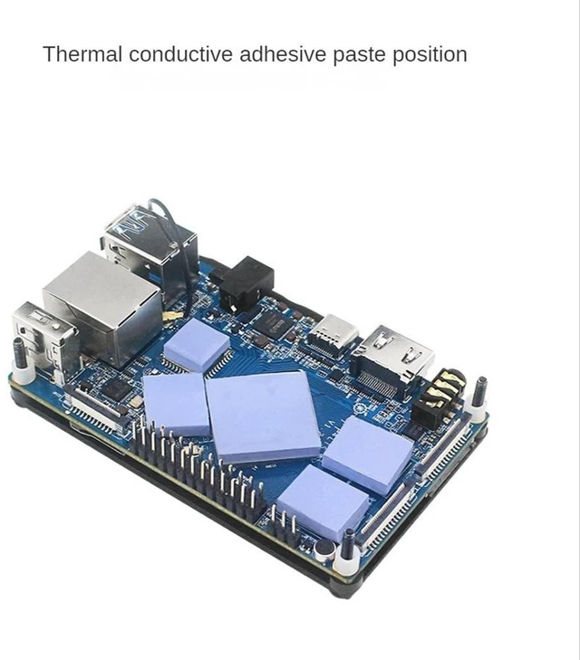 Alt view image 12 of 12 - For Orange Pi 4 LTS Aluminum Alloy Protective Case with Cooling Fan Active Passive Cooling Metal Case for OPI 4 LTS 4B 4