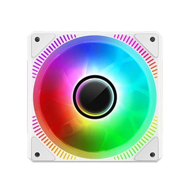 Alt view image 7 of 12 - 120mm RGB ARGB Fan Cooler PWM 4PIN 5V 3PIN Ventilator Hydraulic Bearings PC Computer Cooling Case Radiator Fan(Forward)