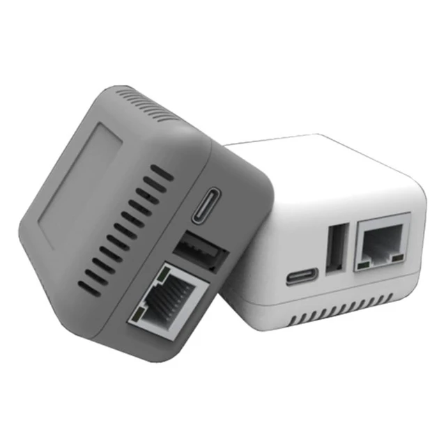 Alt view image 11 of 12 - Mini NP330 Cloud Printing Print Server for NetWork USB 2.0 100MB LAN Dropship(White)