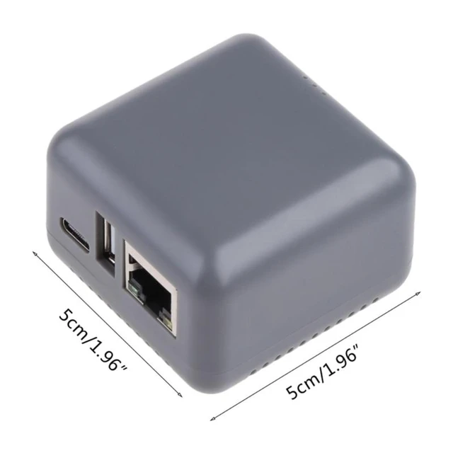 Alt view image 12 of 12 - Mini NP330 Cloud Printing Print Server for NetWork USB 2.0 100MB LAN Dropship(White)