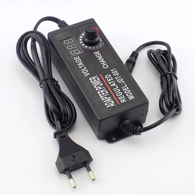 Alt view image 9 of 12 - AC 100-220V to DC 3-12V 5A Adjustable Power Adapter Power Supply CCTV Camera for Led Strip Light Display Screen Charger L19 (AU Plug)