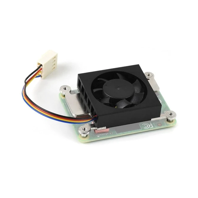 Alt view image 8 of 12 - CM4 Dedicated 3007 Cooling Fan for Raspberry-Pi Compute Module 4 CM4 Cooling Fan with Metal Bracket Thermal Pad (12V)