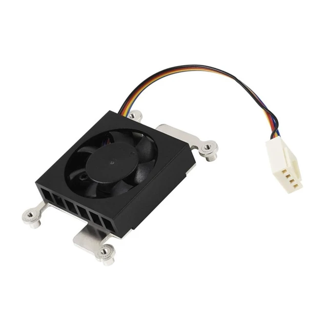Alt view image 9 of 12 - CM4 Dedicated 3007 Cooling Fan for Raspberry-Pi Compute Module 4 CM4 Cooling Fan with Metal Bracket Thermal Pad (12V)