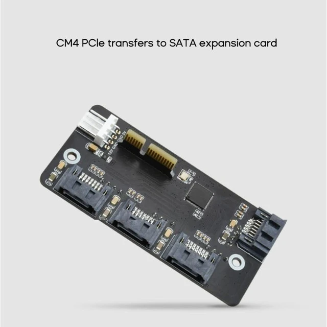 Alt view image 8 of 12 - PCIE to SATA Adapter PCIE to SATA3.0 Expansion Card 4Port SATA3.0 Expansion Card Adapter 6Gbps Speed SATA Interface