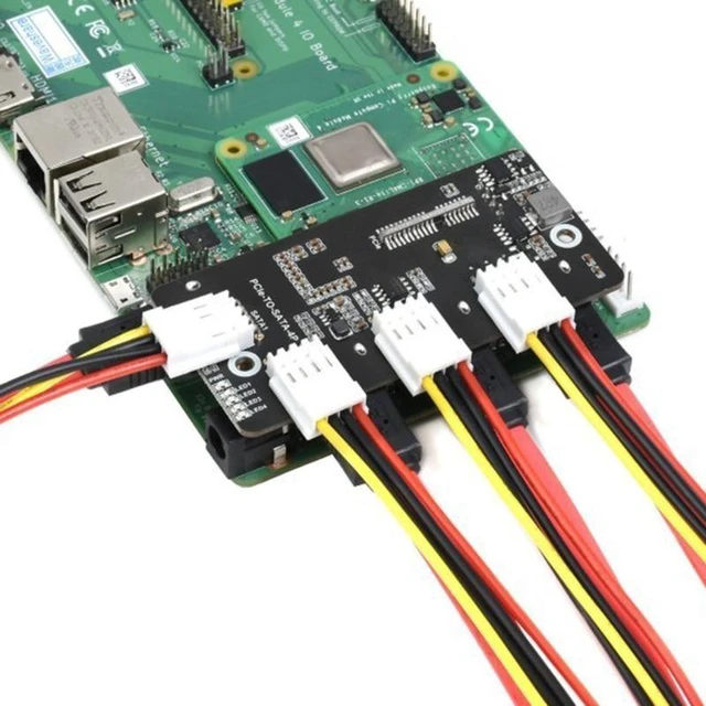 Alt view image 10 of 12 - PCIE to SATA Adapter PCIE to SATA3.0 Expansion Card 4Port SATA3.0 Expansion Card Adapter 6Gbps Speed SATA Interface