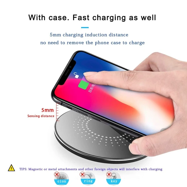 Alt view image 9 of 14 - 30W Wireless Charger Pad, Wireless Charge 30W, Fast Wireless Charger, Wireless Charging Compatible with Samsung Galaxy S23/S22/S21/S20, Fast Charger Compatible with iPhone 17/16/15/13/14/12 Series