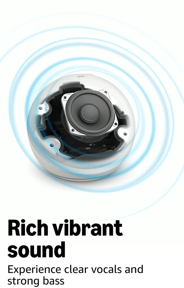Alt view image 11 of 14 - Echo Dot (newest model) - Vibrant sounding speaker, Designed for Alexa+, Great for bedrooms, dining rooms and offices, Charcoal
