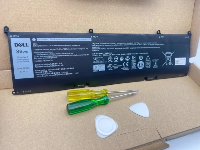 Alt view image 5 of 8 - Genuine OEM 69KF2 86Wh Battery For Dell G15 5510 5511 5520 5550 XPS 15 9500 9510