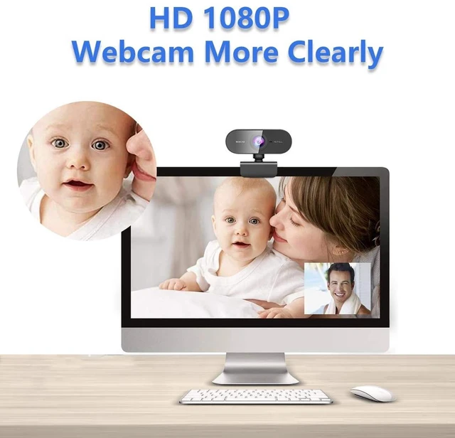 Alt view image 9 of 14 - Webcam for pc with Microphone,Full Hd 1080P Streaming Web Cam for Mac Laptop, USB External Computer Camera for Desktop,Best Cheap Face Cam for Video Conference,Zoom,Gaming YouTube Microsoft