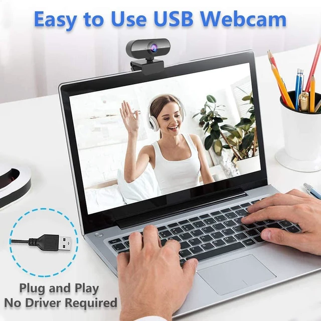 Alt view image 13 of 14 - Webcam for pc with Microphone,Full Hd 1080P Streaming Web Cam for Mac Laptop, USB External Computer Camera for Desktop,Best Cheap Face Cam for Video Conference,Zoom,Gaming YouTube Microsoft