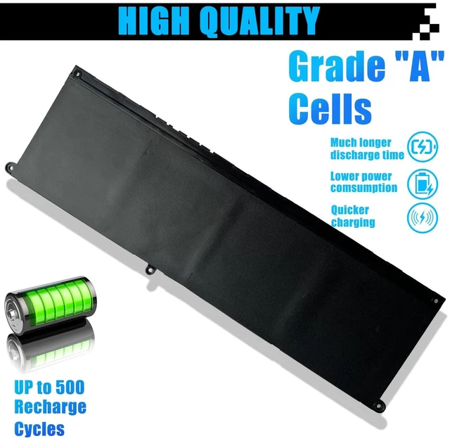 Alt view image 12 of 14 - V6W33 Laptop Battery Replacement for Dell Inspiron 3510 3511 3515 5310 5410 5418 5510 5515 5518 Latitude 3320 3520 3420 Vostro 3510 3515 3511 5510 5410 Series Laptop TN70C G91J0 15V 54Wh
