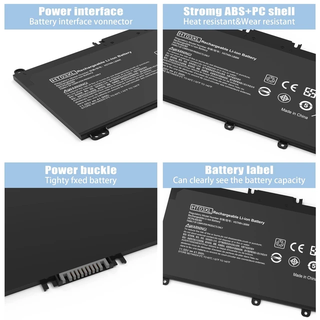 Alt view image 10 of 14 - HT03XL L11119-855 Laptop Battery Replacement for HP Pavilion 15-DA 15-DB 15-DW 15-CS 15-DY 17-by 17-CA 14-CE 14-CF 14-DF 14-DQ 14-DK Series 15-CS0053CL 15-DA0014DX HSTNN-UB7J HT03041XL