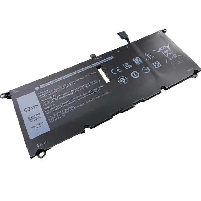 Alt view image 5 of 8 - 4-Cell DXGH8 52Wh 7.6V Laptop Battery Replacement For Dell XPS 13 9370 9380 7390 For Dell Inspiron 5390 5391 7490 For Dell Latitude 3301 For Dell Vostro 5390 Series 0H754V P82G001 HK6N5