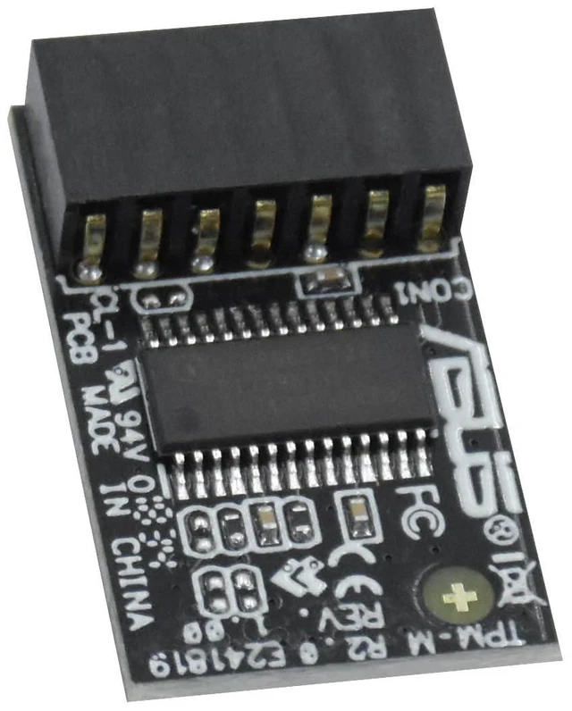 Alt view image 8 of 12 - TPM 2.0 Module for ASUS Motherboards (14-1 Pin LPC), Original Infineon Chipset, Optimized for ASUS DDR4 Platforms, Supports Windows 11 & BitLocker, Replaces TPM-M R2.0