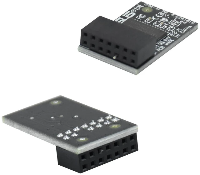 Alt view image 11 of 12 - TPM 2.0 Module for ASUS Motherboards (14-1 Pin LPC), Original Infineon Chipset, Optimized for ASUS DDR4 Platforms, Supports Windows 11 & BitLocker, Replaces TPM-M R2.0