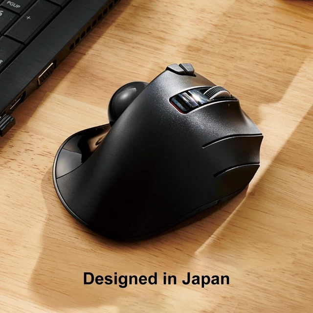 Alt view image 14 of 14 - Trackball Mouse, 2.4GHz USB Wireless, Ergonomic Design, Thumb Control, Smooth Roller Ball, Optical Tracking, 6 Programmable Buttons, Tilt Scroll, Computer Mice for Laptop PC, Windows & Mac