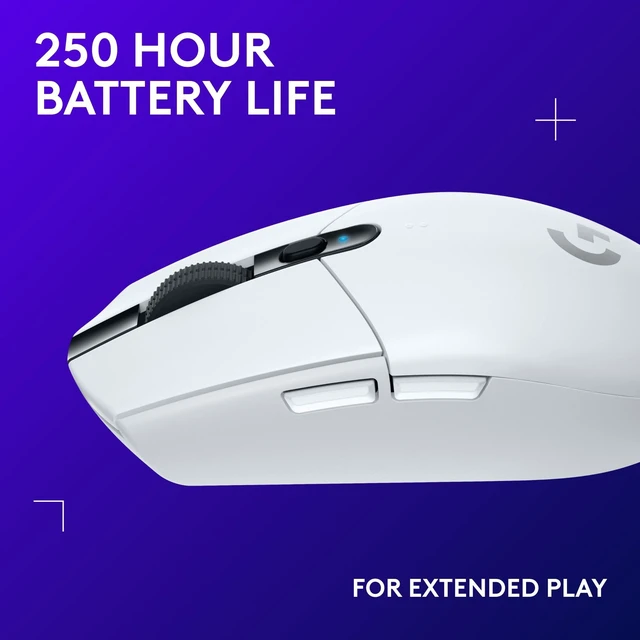 Alt view image 11 of 14 - Lightspeed Wireless Gaming Mouse - White | 12,000 DPI, Lightweight, 6 Programmable Buttons, 250h Battery, On-Board Memory, Compatible with PC and Mac