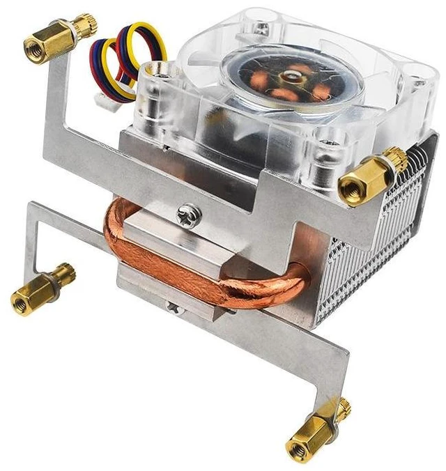 Alt view image 12 of 14 - Raspberry Pi 5 Tower Fan ICE Cooler Radiator for Pi 5B, Active Cooling Heat Sink for Optimal Thermal Performance