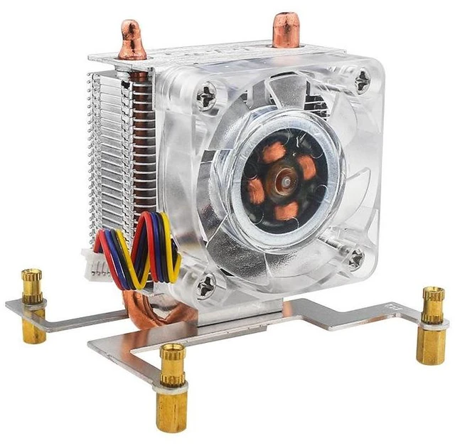 Alt view image 13 of 14 - Raspberry Pi 5 Tower Fan ICE Cooler Radiator for Pi 5B, Active Cooling Heat Sink for Optimal Thermal Performance