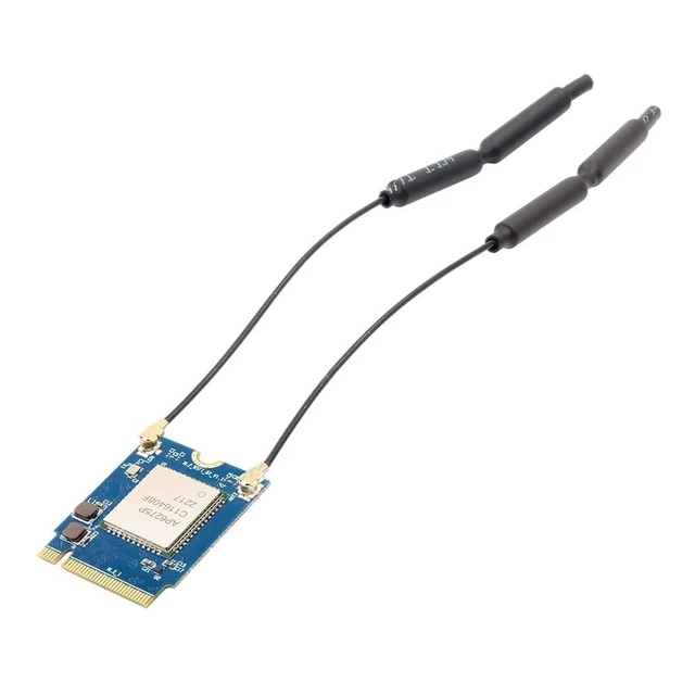 Alt view image 8 of 14 - Orange Pi 5 PCIe Wi-Fi6, BT5.0 Module, Support BLE, Wi-Fi, 2T2R 802.11 ax/ac/a/b/g/n Only Compatible with Orange Pi 5 Singble Board Computers