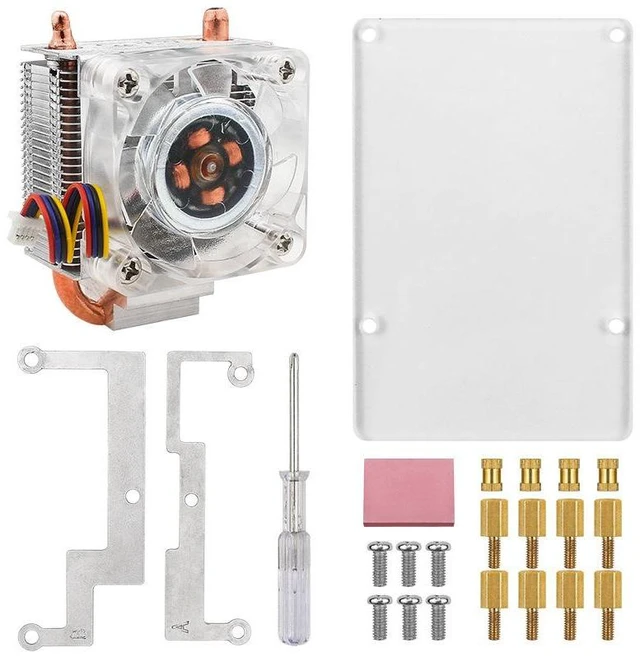 Alt view image 14 of 14 - Raspberry Pi 5 Tower Fan ICE Cooler Radiator for Pi 5B, Active Cooling Heat Sink for Optimal Thermal Performance