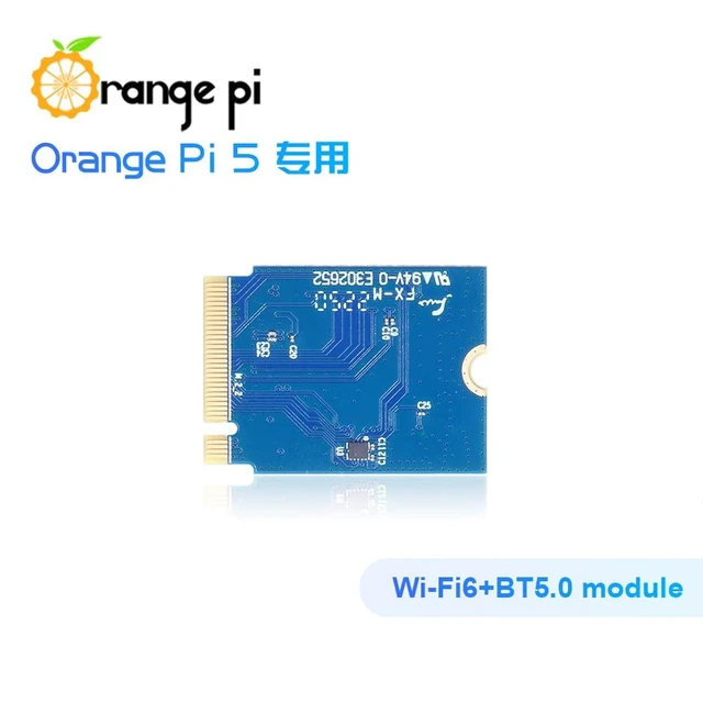 Alt view image 10 of 14 - Orange Pi 5 PCIe Wi-Fi6, BT5.0 Module, Support BLE, Wi-Fi, 2T2R 802.11 ax/ac/a/b/g/n Only Compatible with Orange Pi 5 Singble Board Computers