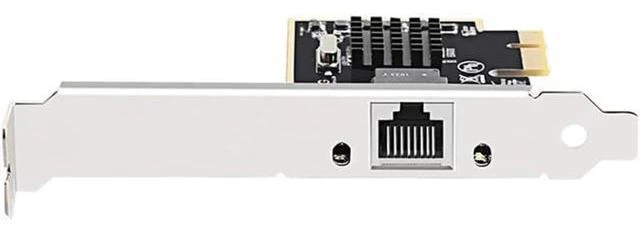 Alt view image 8 of 10 - PCIE Card 2500Mbps Gigabit Network Card 10/100/1000Mbps RTL8125 RJ45 Wired Network Card PCI-E 2.5G Network Adapter LAN Card