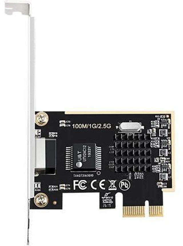Alt view image 10 of 10 - PCIE Card 2500Mbps Gigabit Network Card 10/100/1000Mbps RTL8125 RJ45 Wired Network Card PCI-E 2.5G Network Adapter LAN Card
