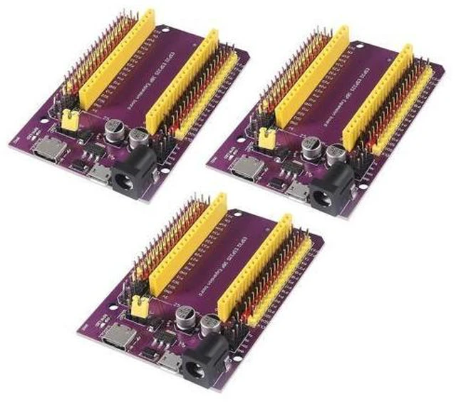 Alt view image 8 of 14 - anicorn 3PCS 38PINS ESP32 Development Board Type-C/Micro USB CP2102 WiFi+Bluetooth Dual Core ESP32-DevKitC-32 ESP-WROOM-32 Expansion Board