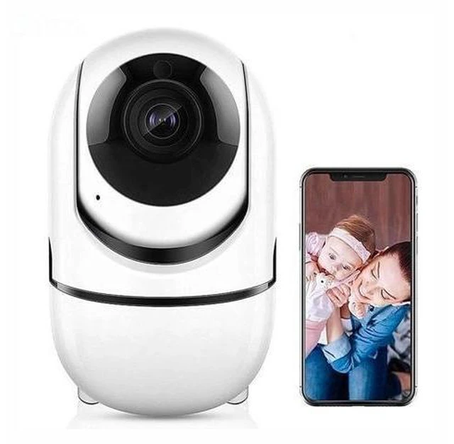 Alt view image 9 of 11 - Snowman Mini Wireless Wi-Fi Security Home Camera Smart High-Definition Night Vision Shaking Camera Two-Way Communication Camera